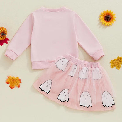 sweet + spooky kids outfit - basil boutique