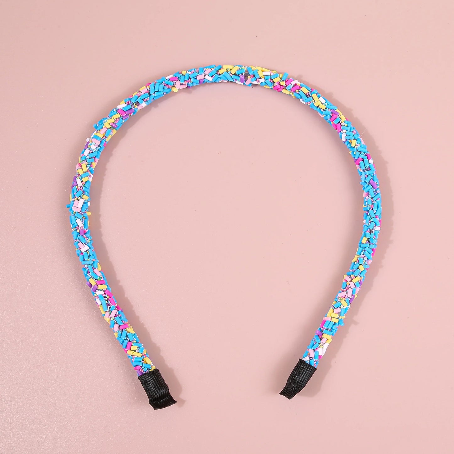 1/4pcs Sparkly Hairbands Cute Girls Headbands Girls Ice Cream Colors Headbands Kids Children Party Decoration Headwear