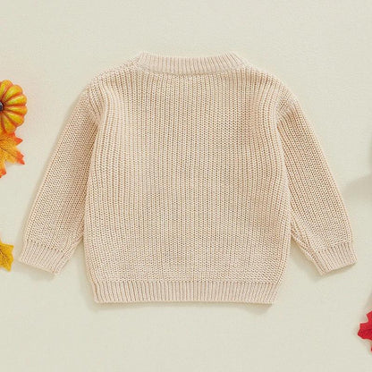 it's just a bunch of hocus pocus knit kids crew sweater - basil boutique