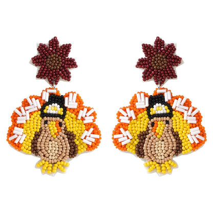 turkey beaded earrings - basil boutique