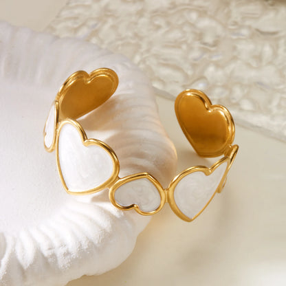 heart cuff bracelet