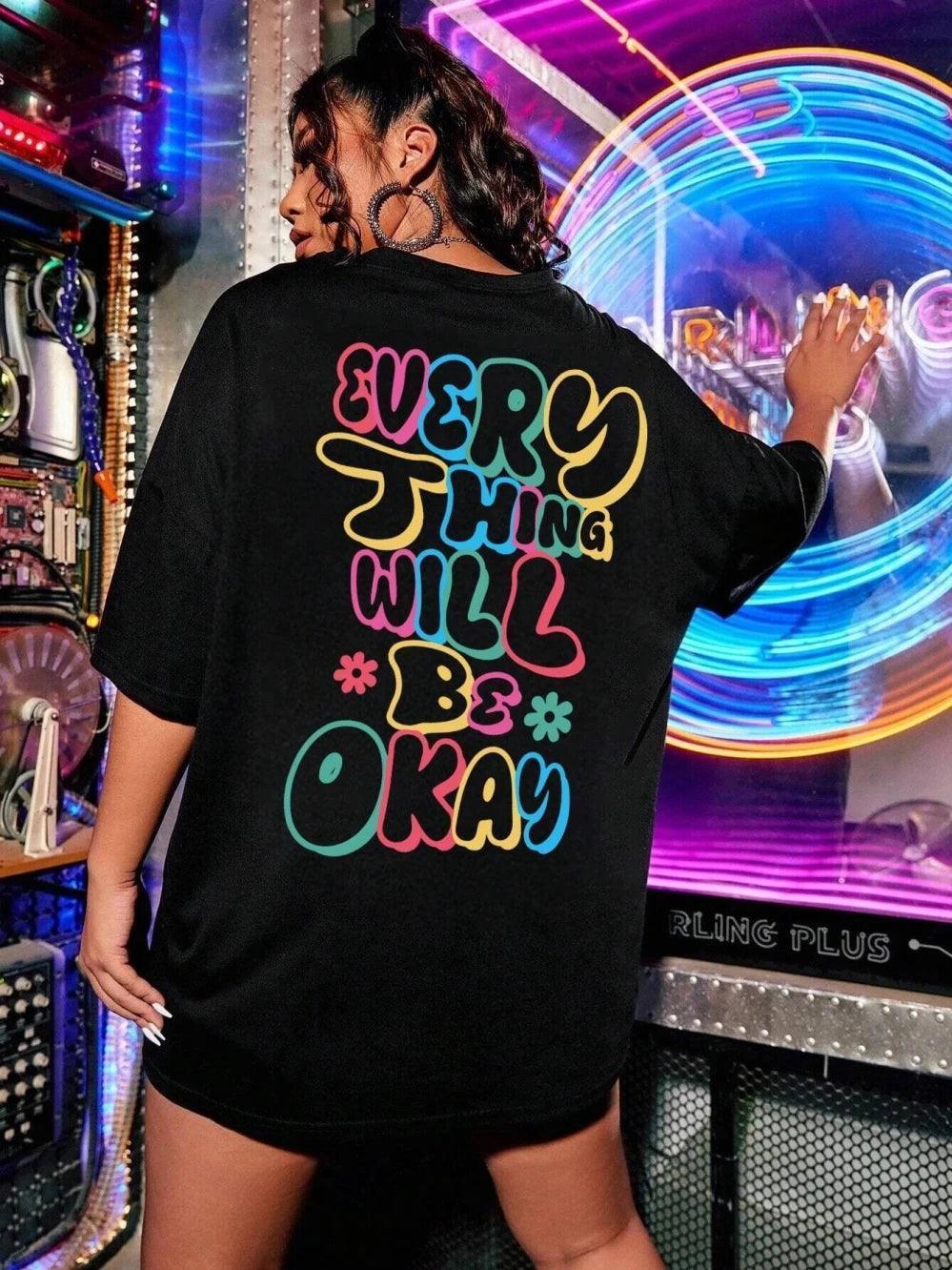 everything will be okay t-shirt - basil boutique