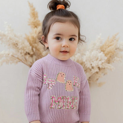 spooky mini kids crew sweater