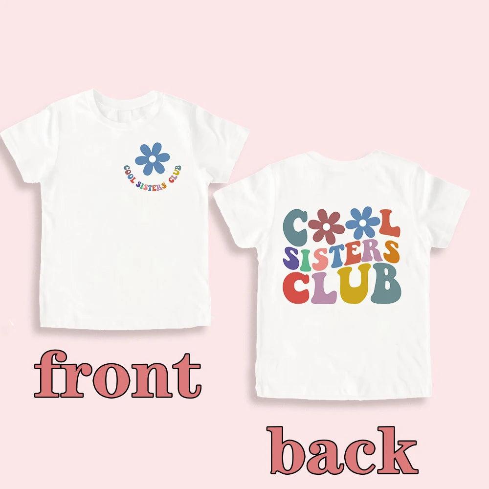 cool big sister club kids t-shirt - basil boutique