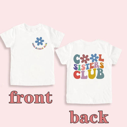 cool big sister club kids t-shirt - basil boutique