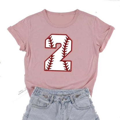 personalized baseball number t-shirt - basil boutique