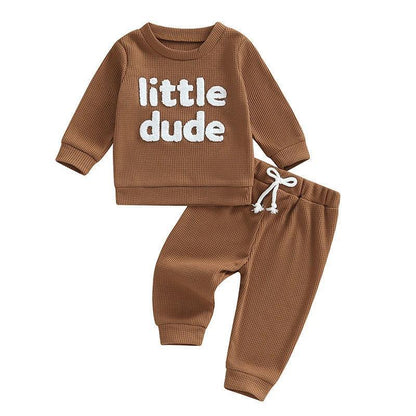 little dude kids outfit - basil boutique