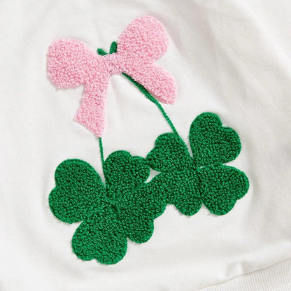 pair of shamrocks kids crew sweatshirt