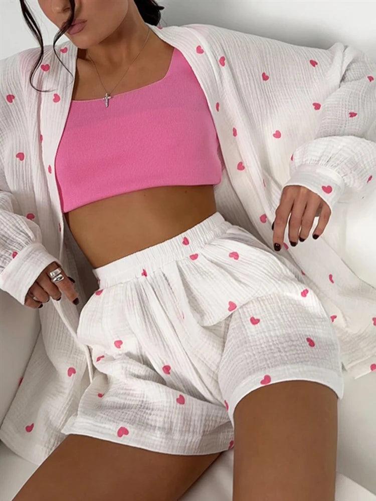 sweet valentine pajamas