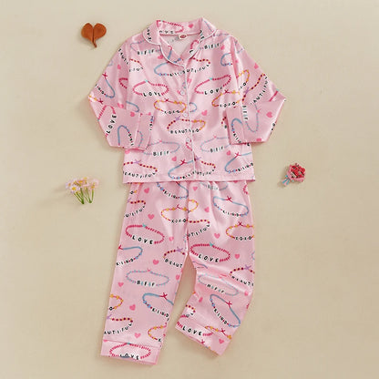 best friends forever kids pajamas