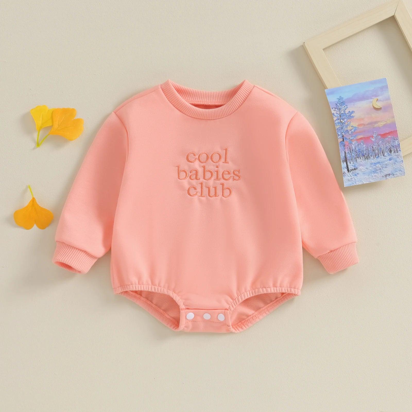 cool babies club onesie - basil boutique