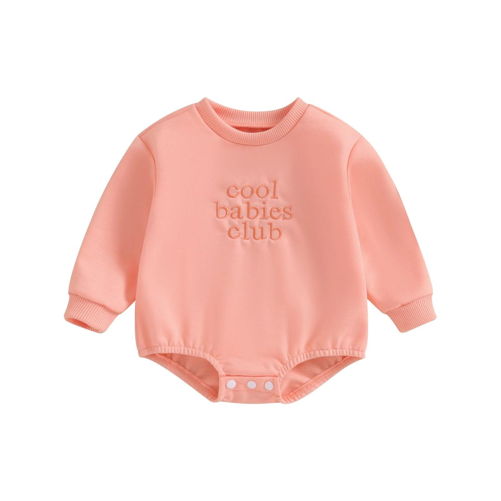 cool babies club onesie - basil boutique