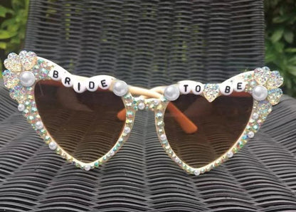 bride-to-be variety heart sunglasses - basil boutique