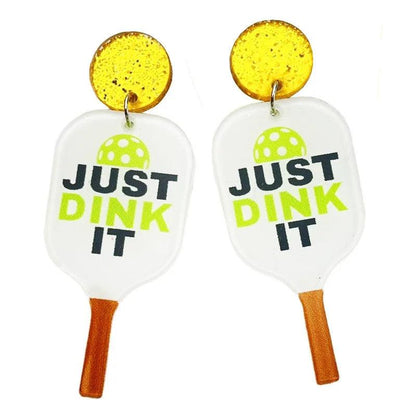 pickleball earrings - basil boutique