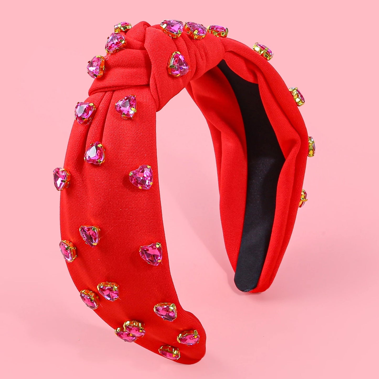 heart rhinestone headband