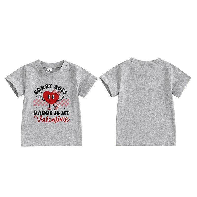 mama's valentine kids t-shirt