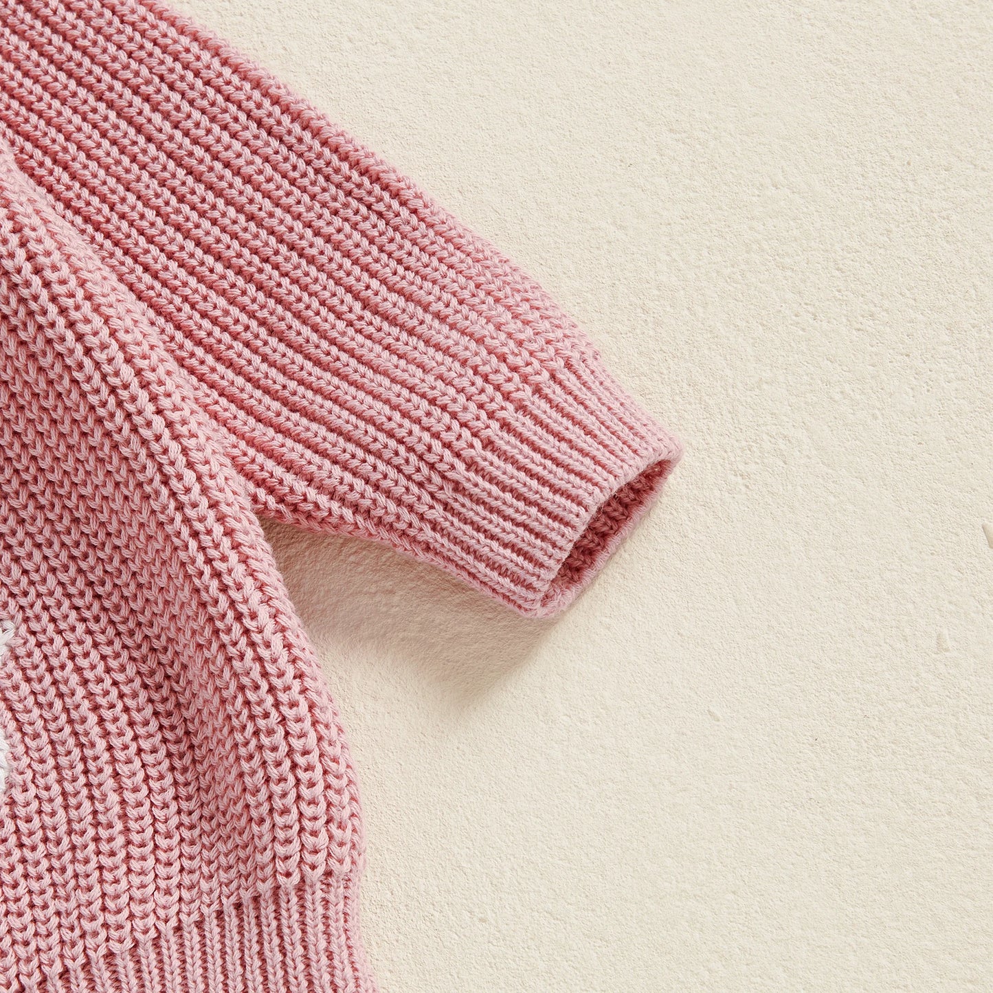 hippity hoppity knit kids crew sweater