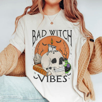 halloween retro t-shirts - basil boutique