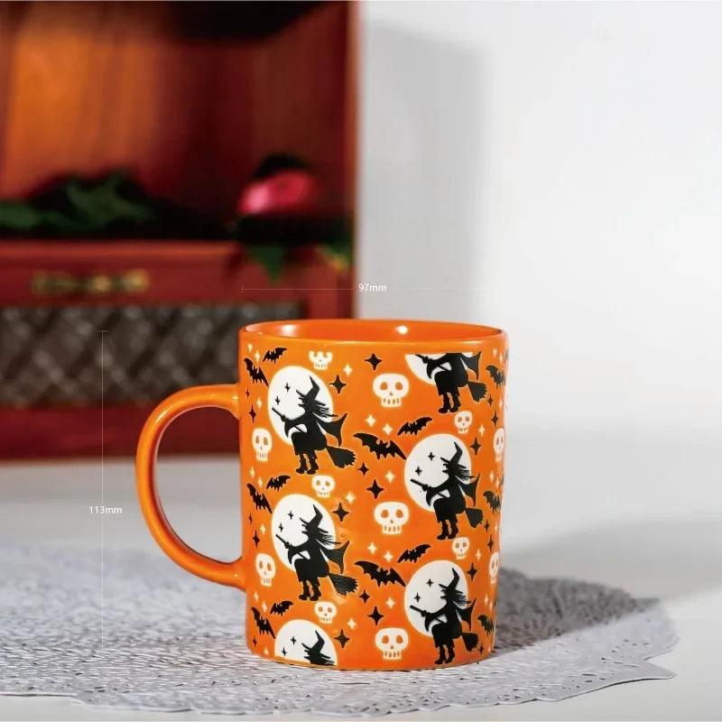 halloween ceramic mugs - basil boutique