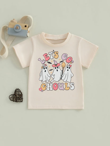 let's go ghouls kids t-shirt