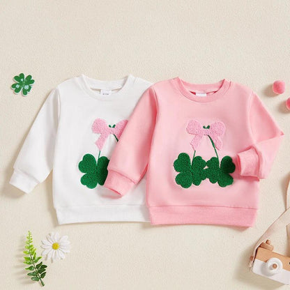 pair of shamrocks kids crew sweatshirt