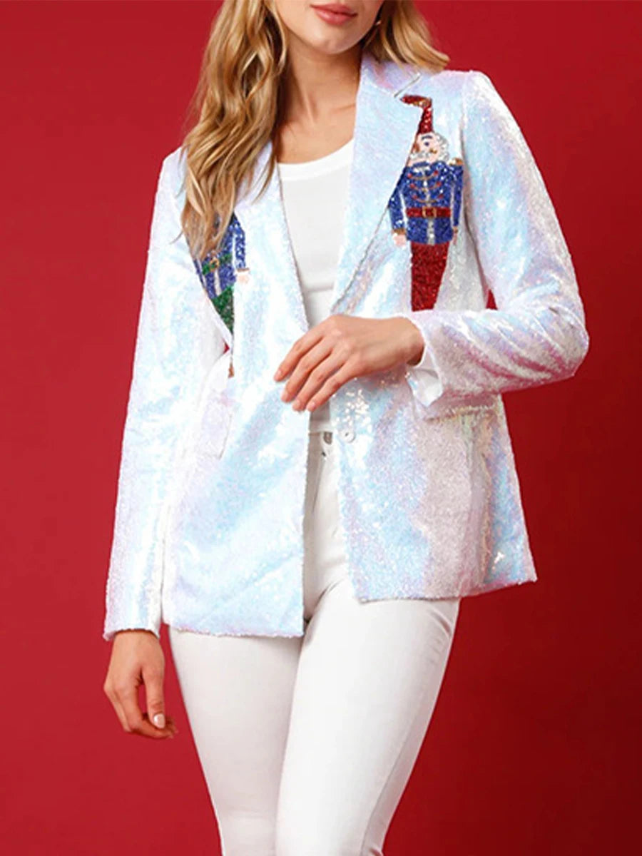 nutcracker sequin blazer