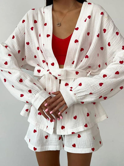 sweet valentine pajamas