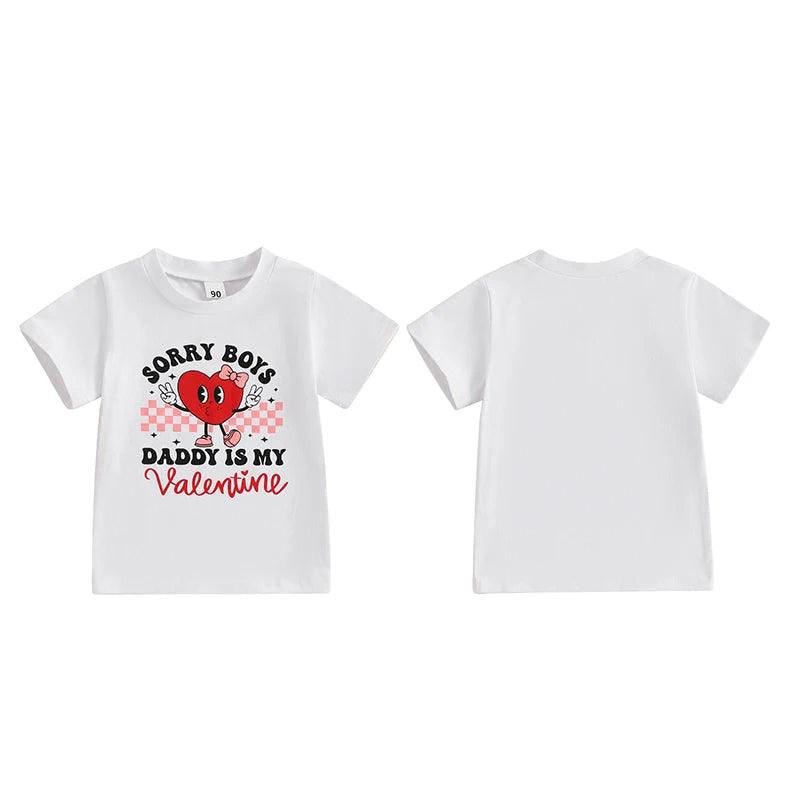 mama's valentine kids t-shirt