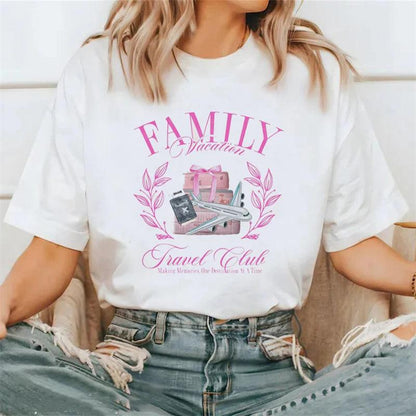 family vacation social club t-shirt - basil boutique