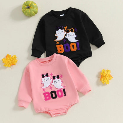 boo! ghost onesie - basil boutique