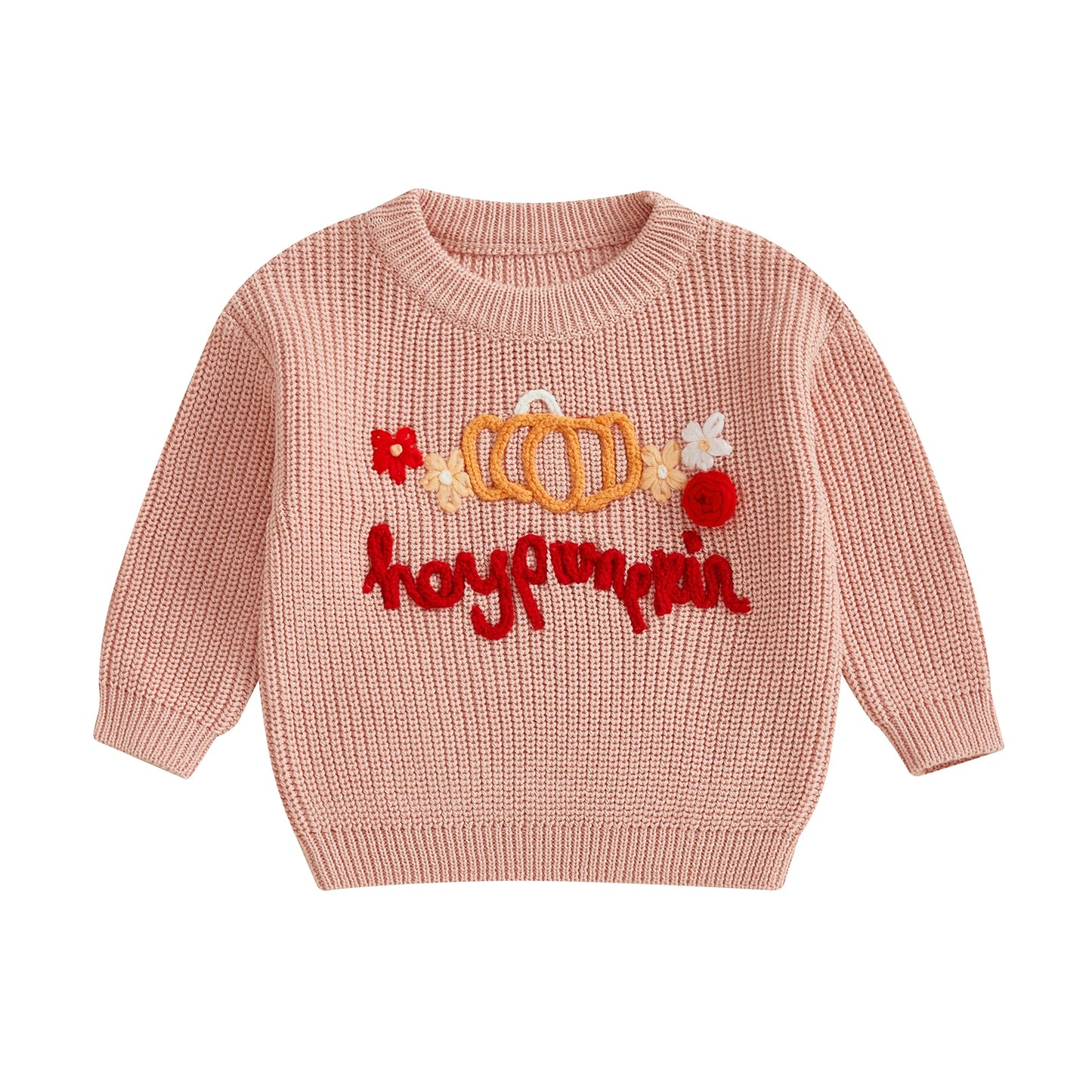 hey pumpkin kids crew sweater