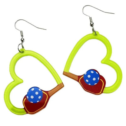 pickleball earrings - basil boutique