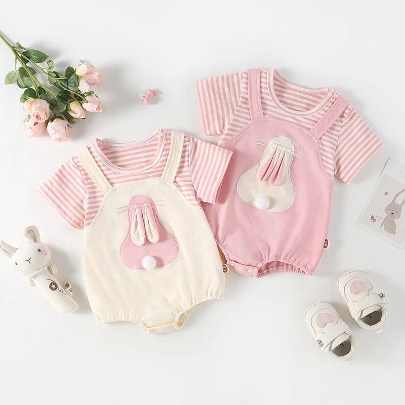 bunny rabbit onesie - basil boutique