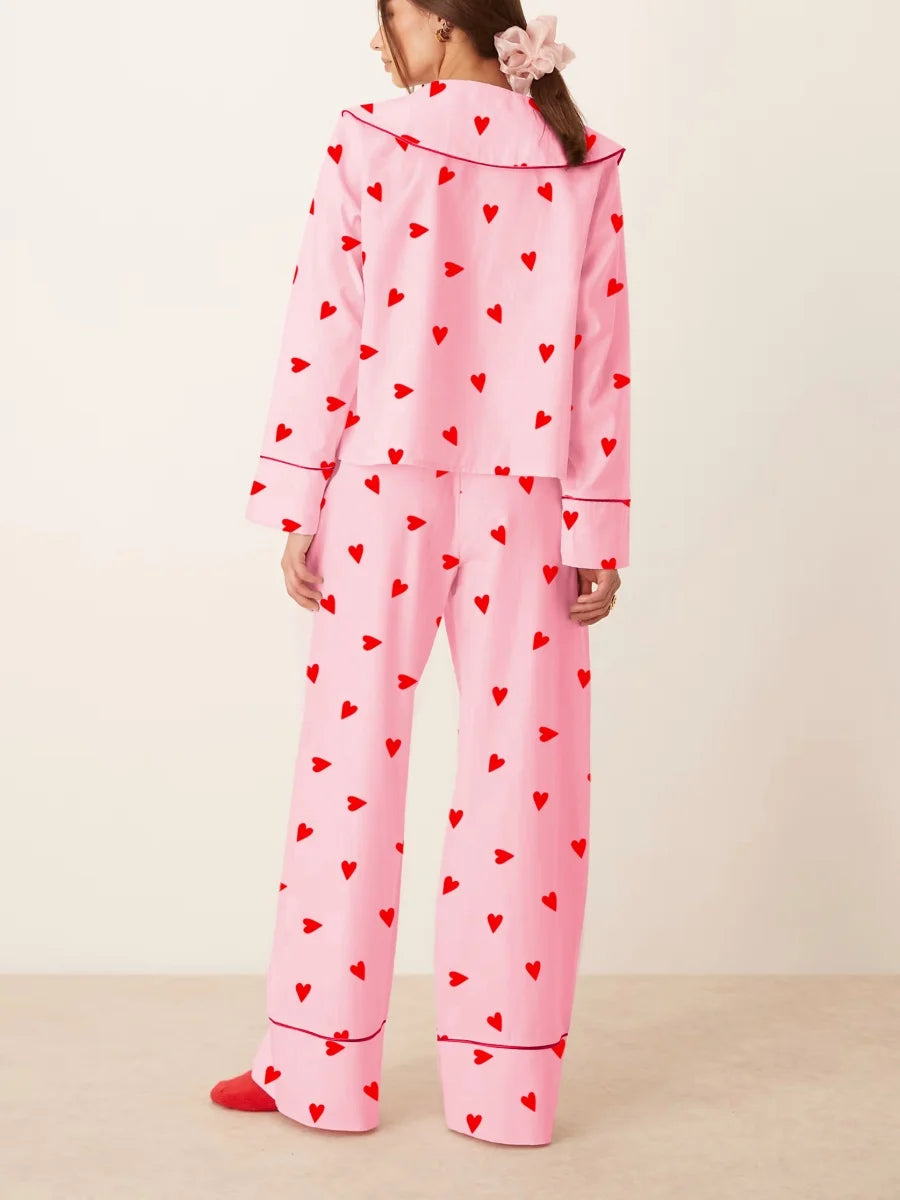 bow tie heart pajamas
