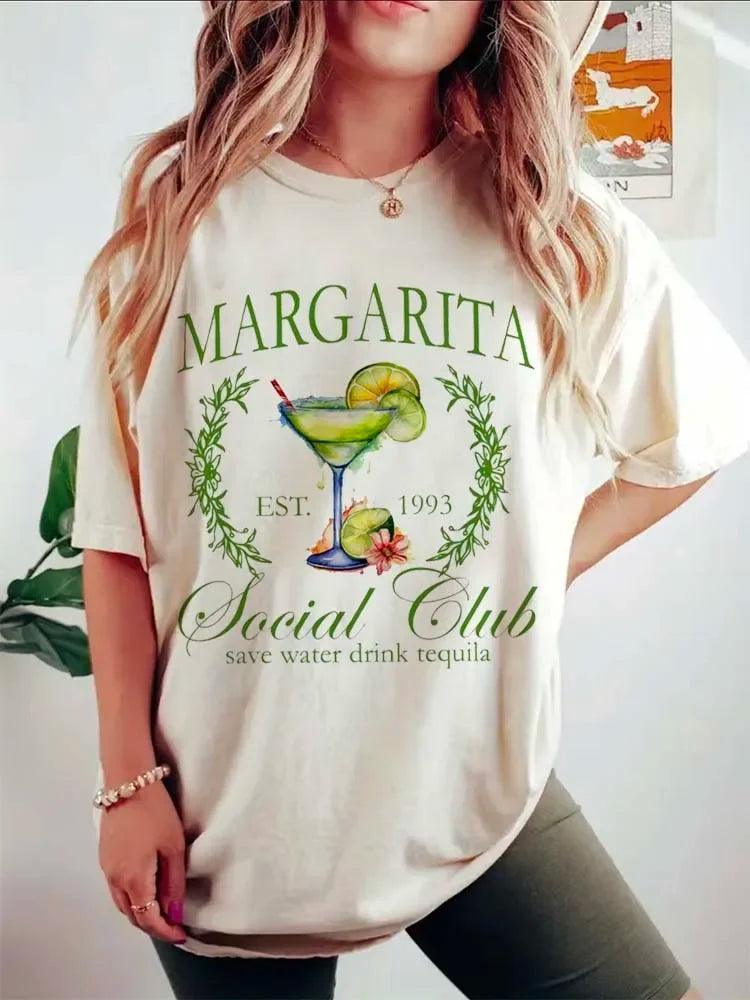 margarita social club t-shirt - basil boutique