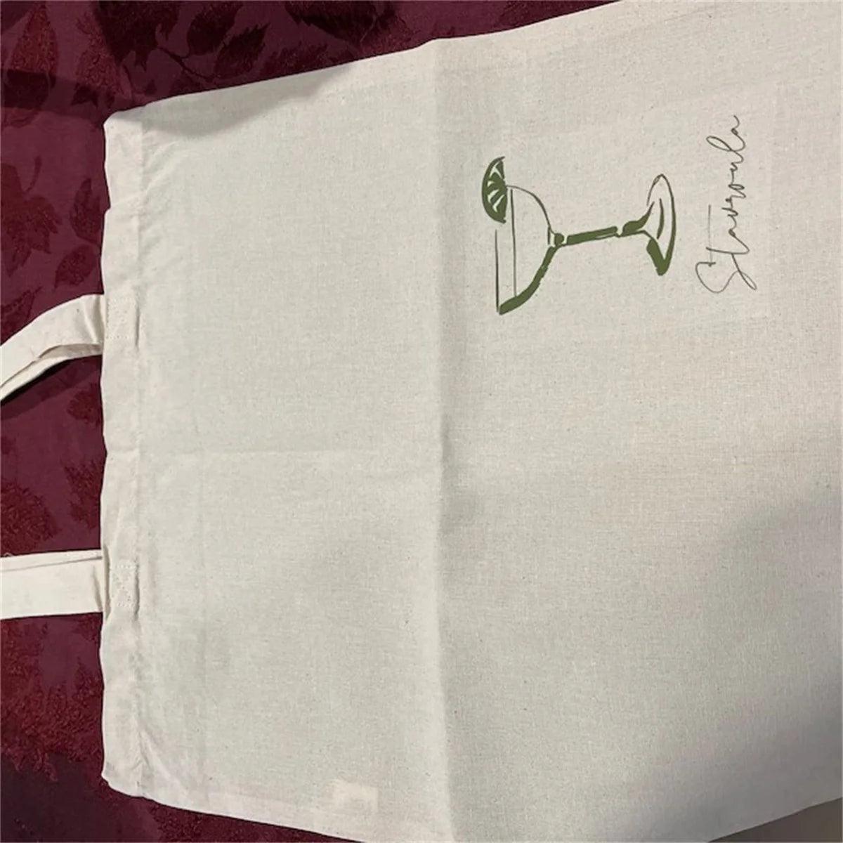 personalized margarita tote bag - basil boutique