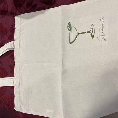 personalized margarita tote bag - basil boutique