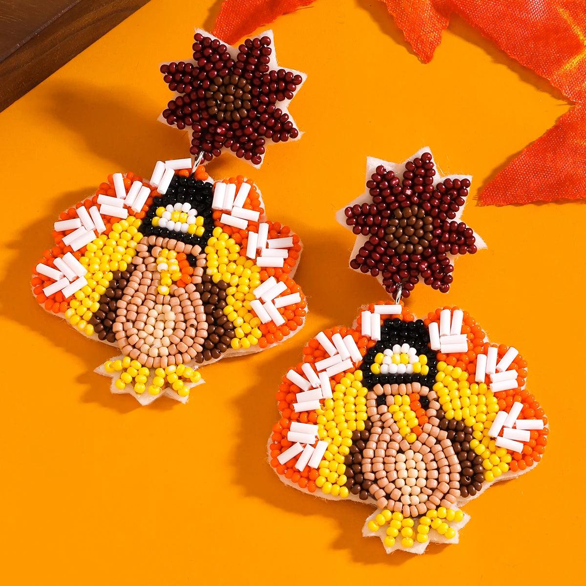 turkey beaded earrings - basil boutique