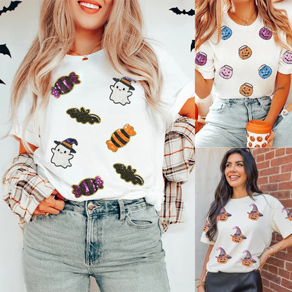 halloween spirit sequin tops