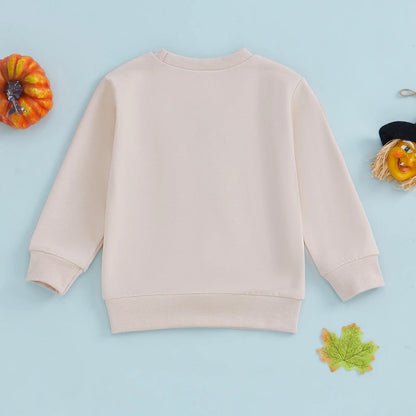 trick-or-treat kids crew sweatshirt - basil boutique