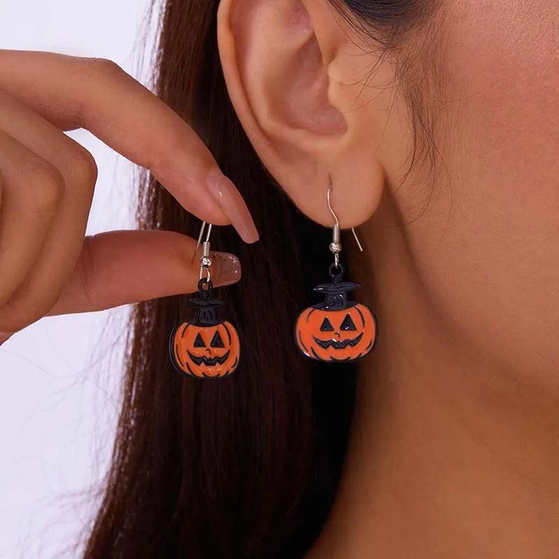 halloween dangle earrings - basil boutique