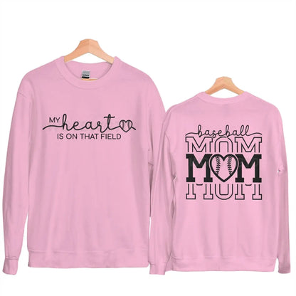 my heart is on that field crew sweatshirt