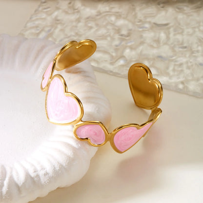 heart cuff bracelet