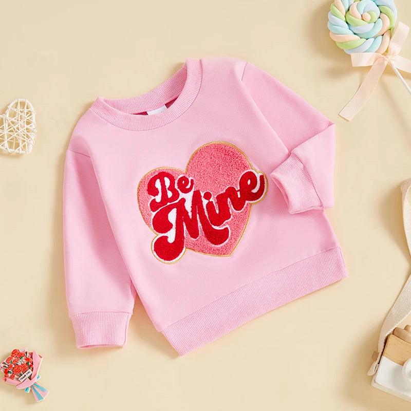 be mine retro kids crew sweatshirt