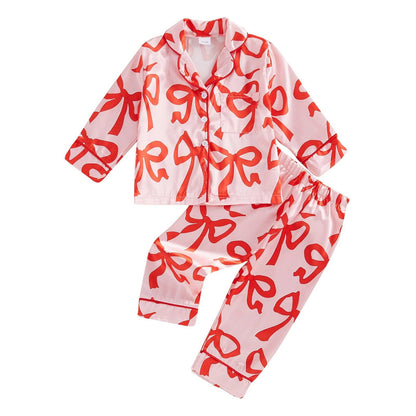 happy holidays kids pajamas - basil boutique