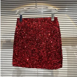 fashion sequin mini skirt - basil boutique