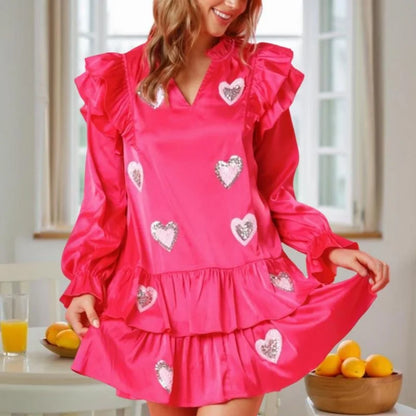 heartly in love sequin dress