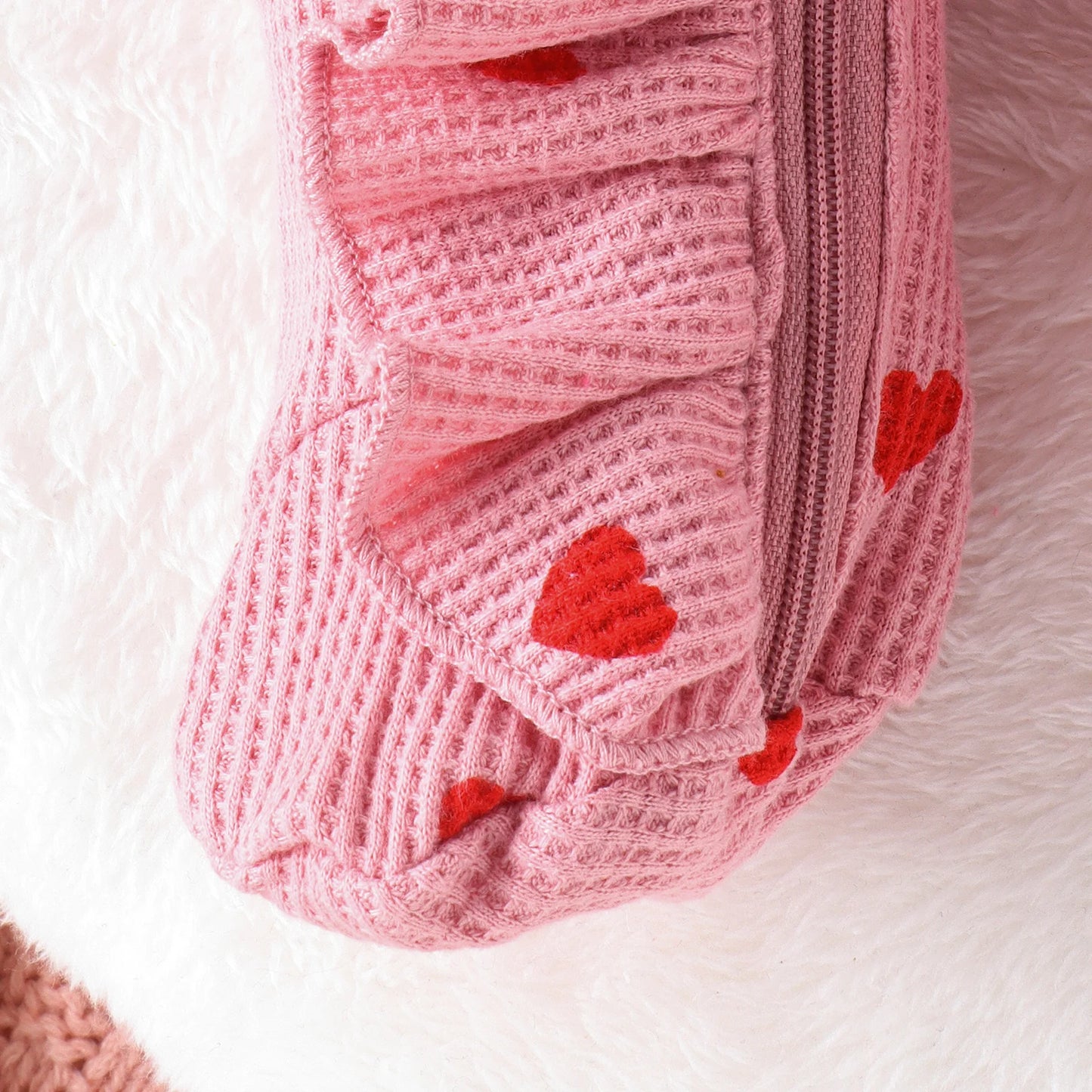 heart ruffle onesie
