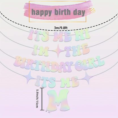 it's me, hi, i'm the birthday girl, it's me banner - basil boutique