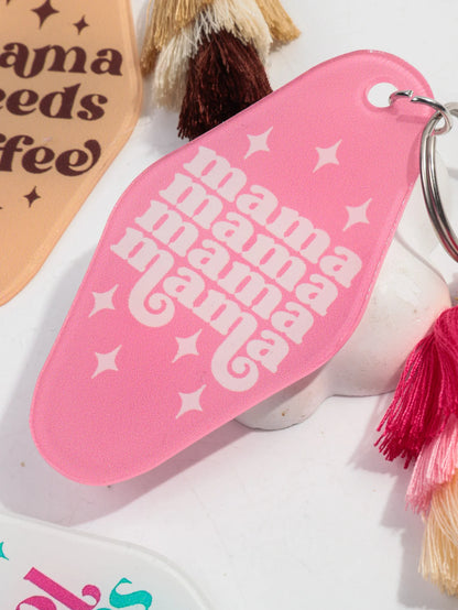 mama acryllic keychains